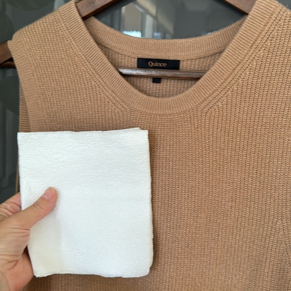 Quince NEW 100% Cashmere teak sleeveless midi dress $109 - Picture 8 of 17